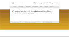 Desktop Screenshot of niddatalsaengerbund.de