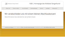 Tablet Screenshot of niddatalsaengerbund.de